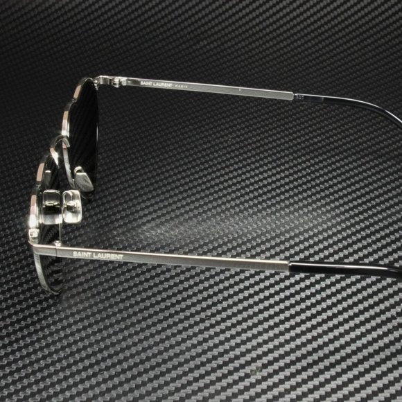 Saint Laurent Unisex Silver and Black Sunglasses!